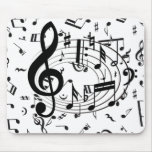 Musique du heart_ tapis de souris