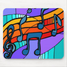 Musique Mousepad d'amusement d'amusement Tapis De Souris