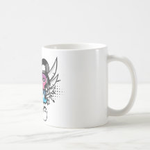 Musique pop tasse à café