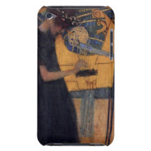 Muziek I van Klimt het geval van de Kunst iPod Barely There iPod Cases