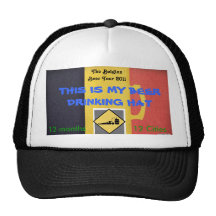 MY BEER DRINKING HAT CASQUETTE DE CAMIONNEUR