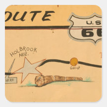 Na, Etats-Unis, Arizona, peinture murale de route  Autocollant