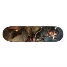 Nain de tabagisme plateau de planche à roulettes