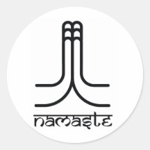 Namaste Adhésif Rond