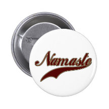 Namaste Bourgogne rouge élégant Pin's