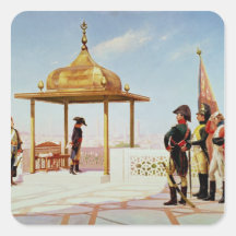 Napoléon au Caire, 1798 Stickers Carrés