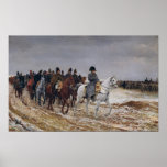 Napoleon bij de Campagne in 1814, 1864 Posters