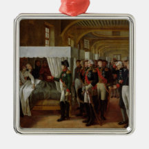 Napoleon die het Ziekenhuis van Invalides bezoeken Kerst Ornament