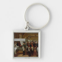 Napoleon die het Ziekenhuis van Invalides bezoeken Sleutel Hanger