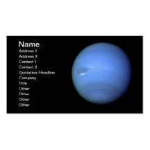 NASAs Neptune Modèle De Carte De Visite