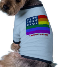 Nation canine (pattes blanches) manteaux pour animaux domestiques