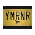 Nation de Weimaraner : Plaque minéralogique de YMR Cartes Postales