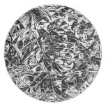 Nature et plat de civilisation assiettes