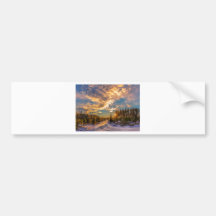 Nature paisible autocollant pour voiture