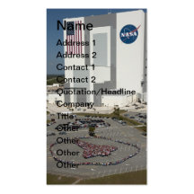 Navette d'humain de NASAs Modèle De Carte De Visite
