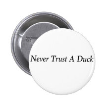 Ne faites jamais confiance à un canard ! ! pin's