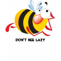 Ne font pas la chemise paresseuse d'abeille pour d t-shirts