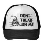 Ne marchez pas sur moi le chapeau de camionneur casquettes de camionneur