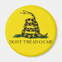 NE MARCHEZ PAS SUR MOI, le drapeau de Gadsden Aimant Pour Réfrigérateur