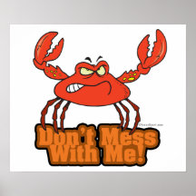 ne salissez pas avec moi le crabe moyen posters