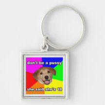 Ne soyez pas un chat Keychain Porte-clefs