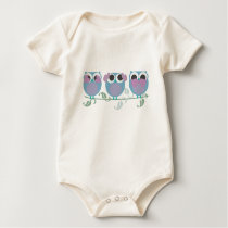 ne voir, entendre, parler l'aucun hibou sage mauva t-shirt