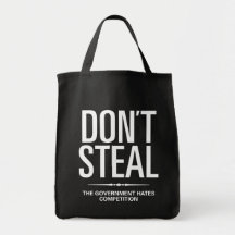 Ne volez pas sacs en toile