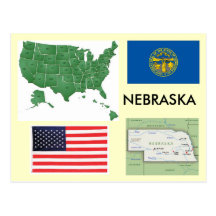 Nebraska, de V.S. Wenskaarten
