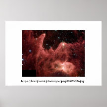Nébuleuse de la NASA Spitzer Eagle Affiche