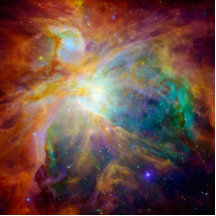 Nébuleuse d'Orion (télescopes de Hubble et de Spit Découpage En Acrylique