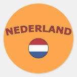 Nederland Ronde Sticker