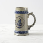 Nederlandse traditionele blauwe tegel koffie bekers