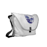 Nederlandse traditionele blauwe tegel postman tas