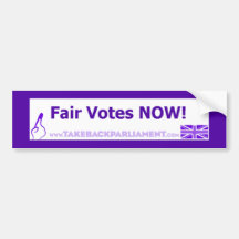 Neem het Parlement terug Bumpersticker