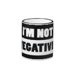 Négatif (noir) mug