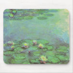 Nénuphars par Monet, impressionisme floral vintage Tapis De Souris