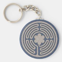 Neo Middeleeuws Labyrint Keychain Sleutel Hangers