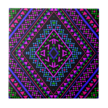 NÉON PATTERN CARREAU EN CÉRAMIQUE