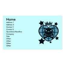Nerf de boeuf (chat) carte de visite