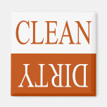 Nettoyez l'aimant sale-Orange de lave-vaisselle