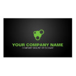 Nettoyez le vert cartes de visite professionnelles