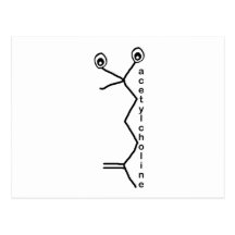 Neurotransmetteur d'acétylcholine carte postale