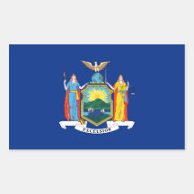 New York/drapeau état de Yorker, Etats-Unis Adhésif