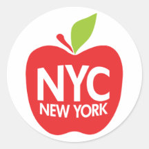 New York grand Apple Autocollant