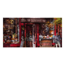 New York - magasin - Greenwich Village - IL Cantuc Photocarte Personnalisée