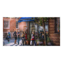 New York - magasin - Greenwich Village - Jefferey Cartes Avec Photo