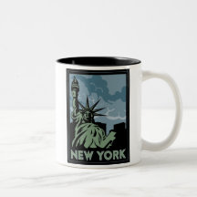 New York Verenigde Staten de V.S. vintage retro re Koffie Mok