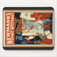 NewMann, théâtre vintage "de mystères d'esprit" Tapis De Souris