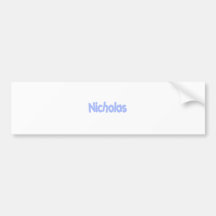 Nicholas Autocollant Pour Voiture