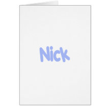 Nick Carte De Vœux
